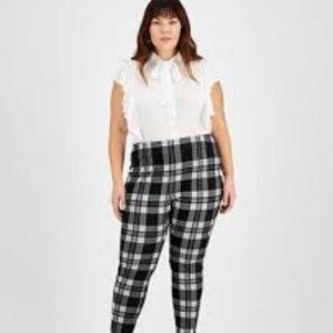NWT Bar III Plaid Leggings Created for Macy's